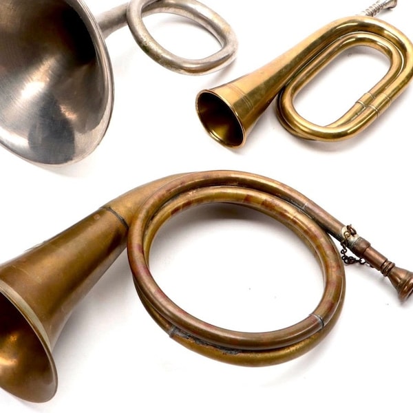 Vintage English Hunting Horns | 1 LEFT! Furst-Pless German Fox Hunting Horn | English Jagdhorn | J Vidal Barcelona Bugle Horn | Your Choice!