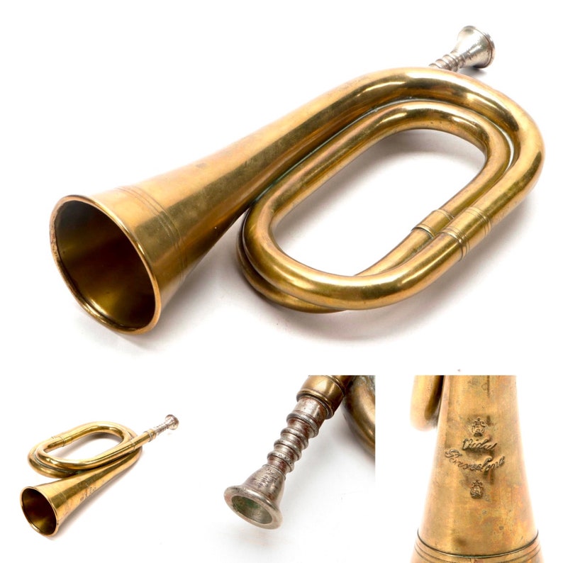 Vintage English Hunting Horns Furstpless German Fox Hunting Horn English Jagdhorn J Vidal