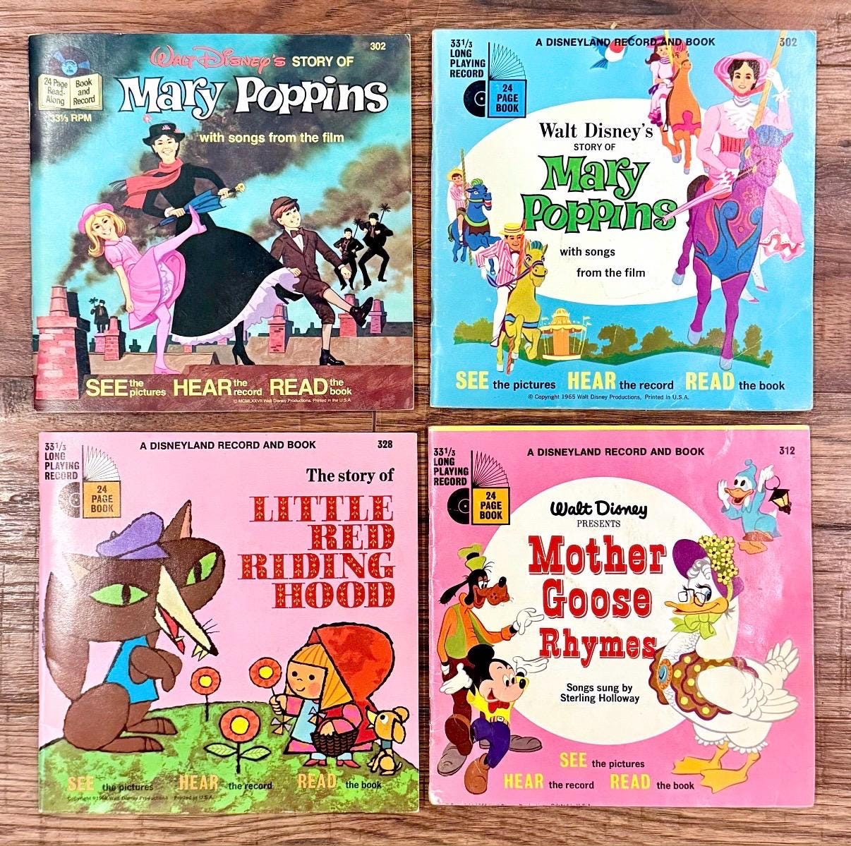Your Choice! Vintage DISNEY Storybook Records | Complete Books
