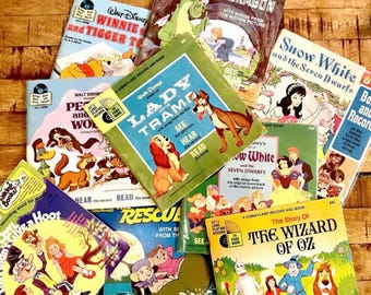 FREE Ship! 12” Children's Storybook Records Lps Full Size | Your