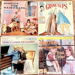 FRI FRAKT! Vintage Disney Children’s Storybook Records 12” LP Vinylskiva ~ Ditt val! Walt Disney bild 5