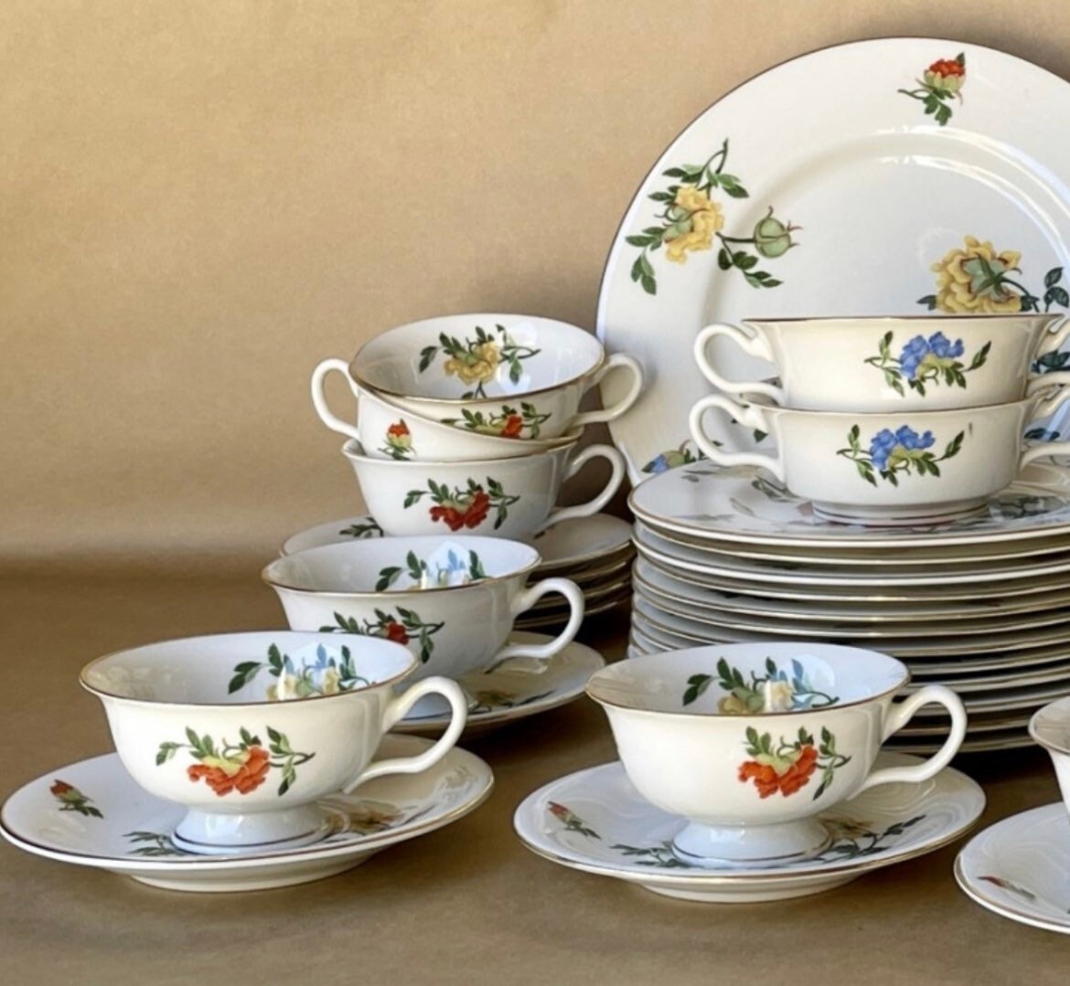 Castleton Rose China - Etsy
