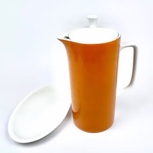 Vintage Ironstone Harmony House kanna/kaffekanna och matchande ovalt fat 1970-talet