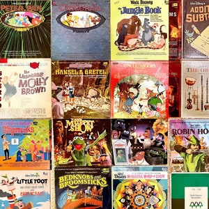Vintage Children's Storybook Records Lps 12” Full Size