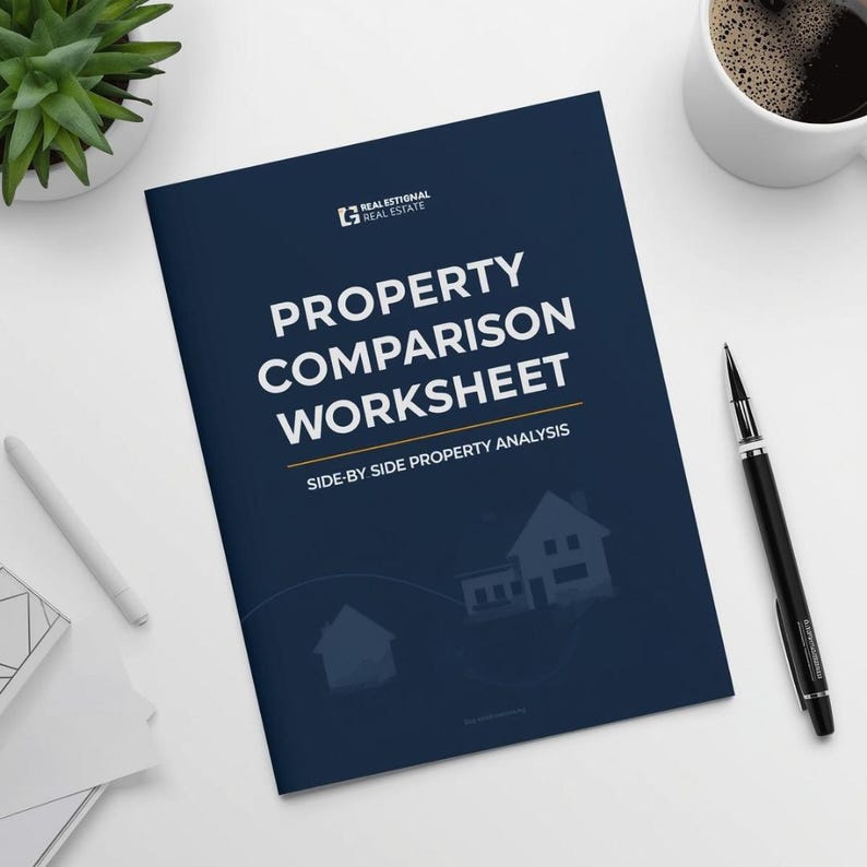 Comparision Property Property Comparison Worksheet: Side-by-side Real Estate Analysis ...