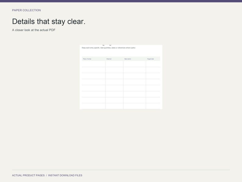 Content Repurpose Planner: A closer look at the actual PDF