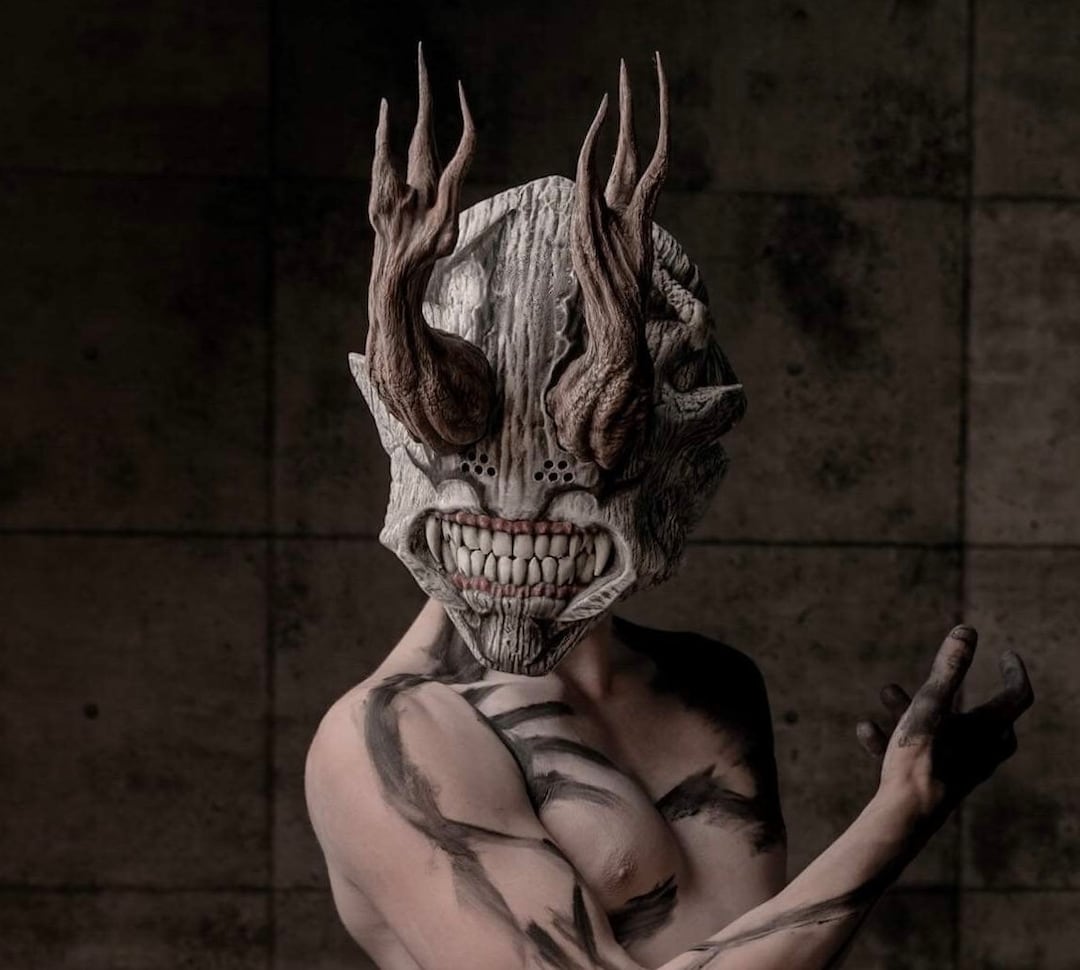 Hanami Mask From Jujutsu Kaisen - High-quality 3D Printed Cosplay
