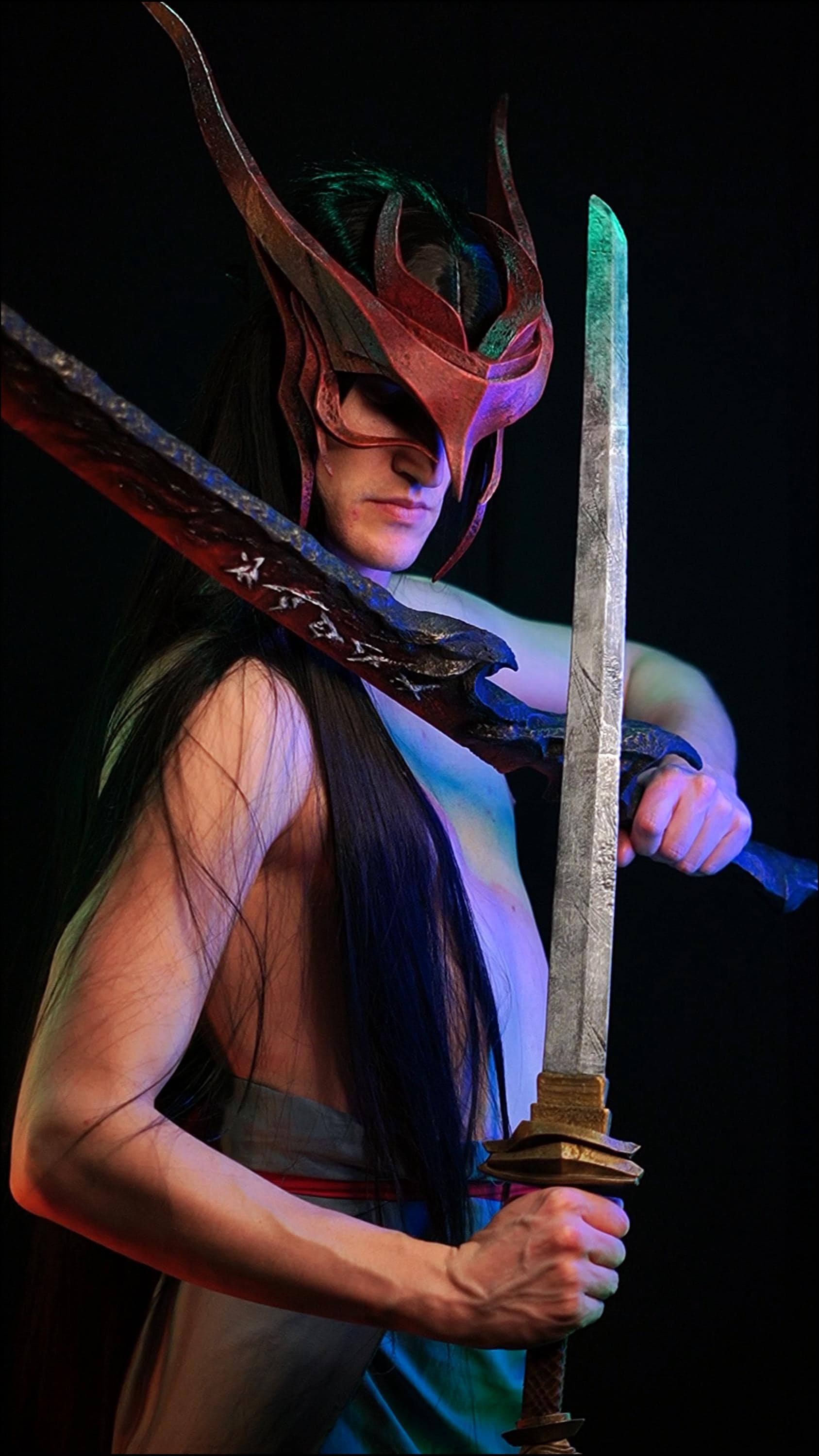 小物 yone Yone Dual Swords Cosplay Weapons | League of Legends Inspired - Etsy