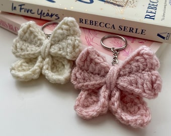 Crochet Bow Keychain