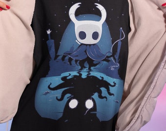 Hollow Reflection Softstyle T-Shirt, Hollow Knight Shirt, Hollow Knight Merch, Nerdy Game Tshirt, SilkSong Tshirt