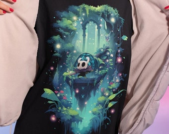 Hollow Knight Greenpath Softstyle T-Shirt, Hollow Knight Shirt, Hollow Knight Merch, Nerdy Game Tshirt, SilkSong Tshirt