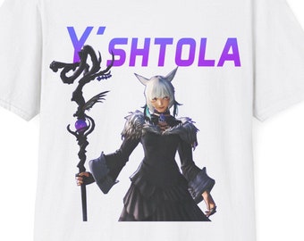 Yshtola FFXIV Character Softstyle T-Shirt, FFXIV Shirt, Fantasy Shirt, Yshtola Shirt