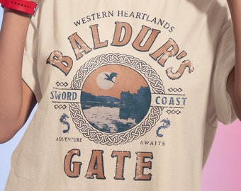 Sword Coast Unisex Softstyle T-Shirt, Baldur's Gate 3 Shirt, Volo Shirt, BG3 Shirt, Astarion Shirt