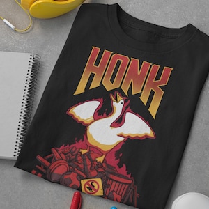 Doom Duck Untitled HONK Unisex Graphic Tee, Goose Game Shirt, PC Games Shirt, Honk Shirt