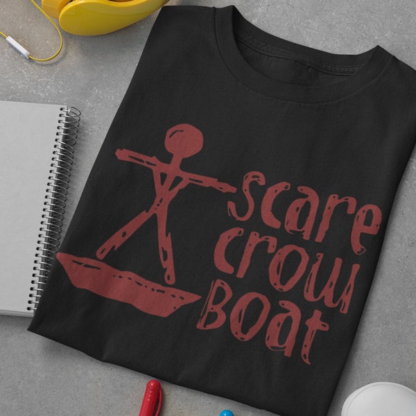 Scare Crow Boat Band Tee Unisex Graphic Tee, Television Merch, Sitcom Fan Gift, Parks Rec, Indie Band Tee, Chris Pratt Shirt, Pawnee Band