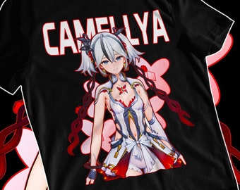 Camellya Wuthering Waves Softstyle T-Shirt, Wuthering Waves Shirt, Wuthering Waves, Yinlin Shirt, Anime Girl Shirl, Gamer Shirt, Gacha Game