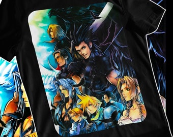 Crisis Core Softstyle T-Shirt, FF7 Shirt, Final Fantasy Shirt, Fantasy Game Shirt, Cloud Shirt, Tifa Shirt