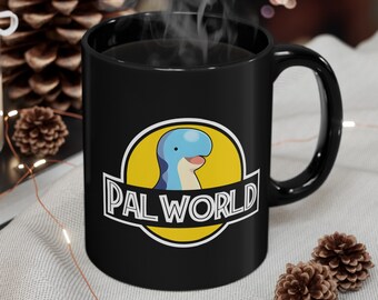 PalWorld Black Mug, Pal World Coffee Mug, Pal Park Mug, Gamer Mug, Gamer Coffee Mug, Gaming Mug, Nerdy Mug (11oz, 15oz)
