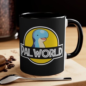 PalWorld Pal Park Parody Gaming Accent Coffee Mug, Palworld Mug, Pal Game, Monster Game