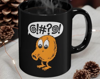 Q Arcade Coffee Mug 11oz/15oz, Arcade Coffee Mug, Retro Gaming Mug, Retro Arcade Gift