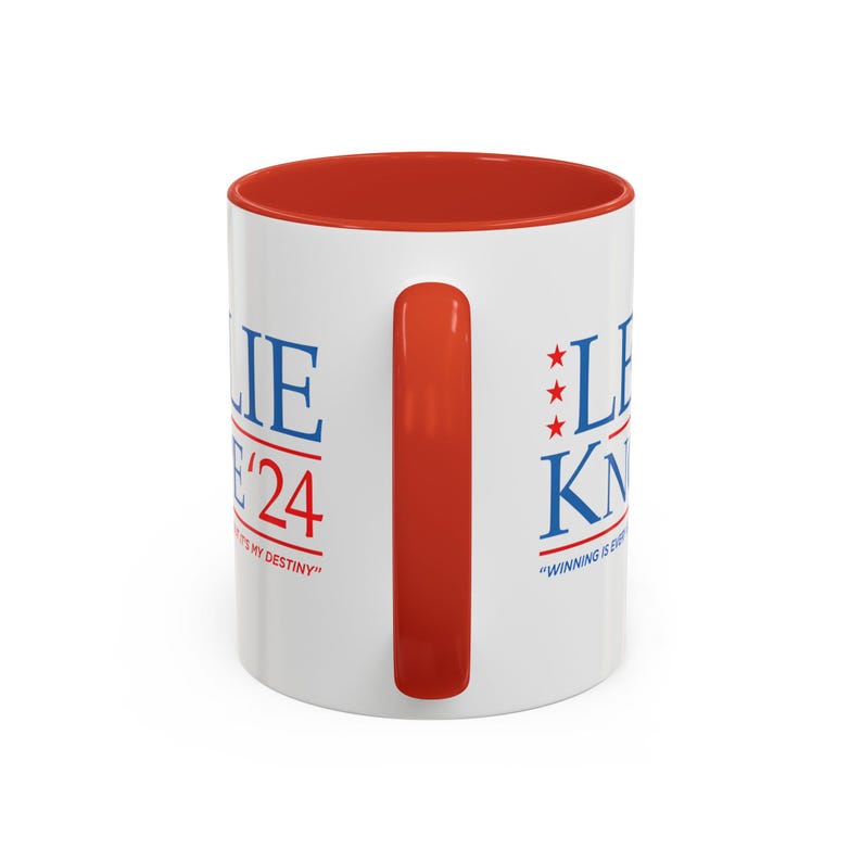 Knope 2024 Accent Coffee Mug, Parks and Recreation Mug, Leslie Knope Mug, Leslie Knope Merch, Leslie Knope 2024, The Office Mug, Nerdy Gift image 10