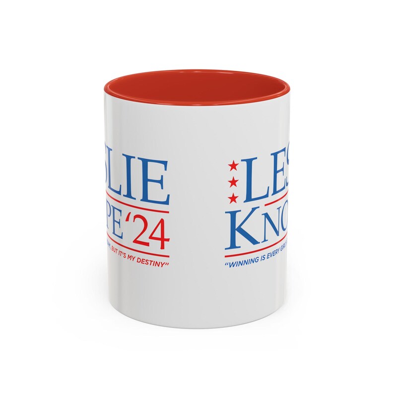 Knope 2024 Accent Coffee Mug, Parks and Recreation Mug, Leslie Knope Mug, Leslie Knope Merch, Leslie Knope 2024, The Office Mug, Nerdy Gift image 7