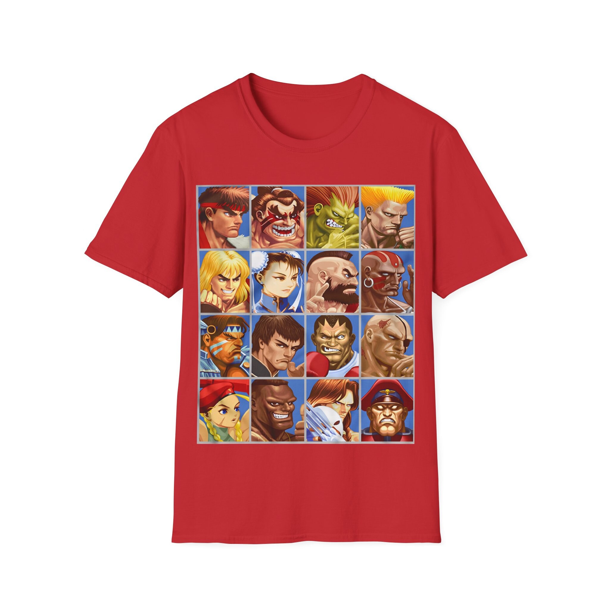 SF Classic Characters Unisex Softstyle T-shirt, Super Street