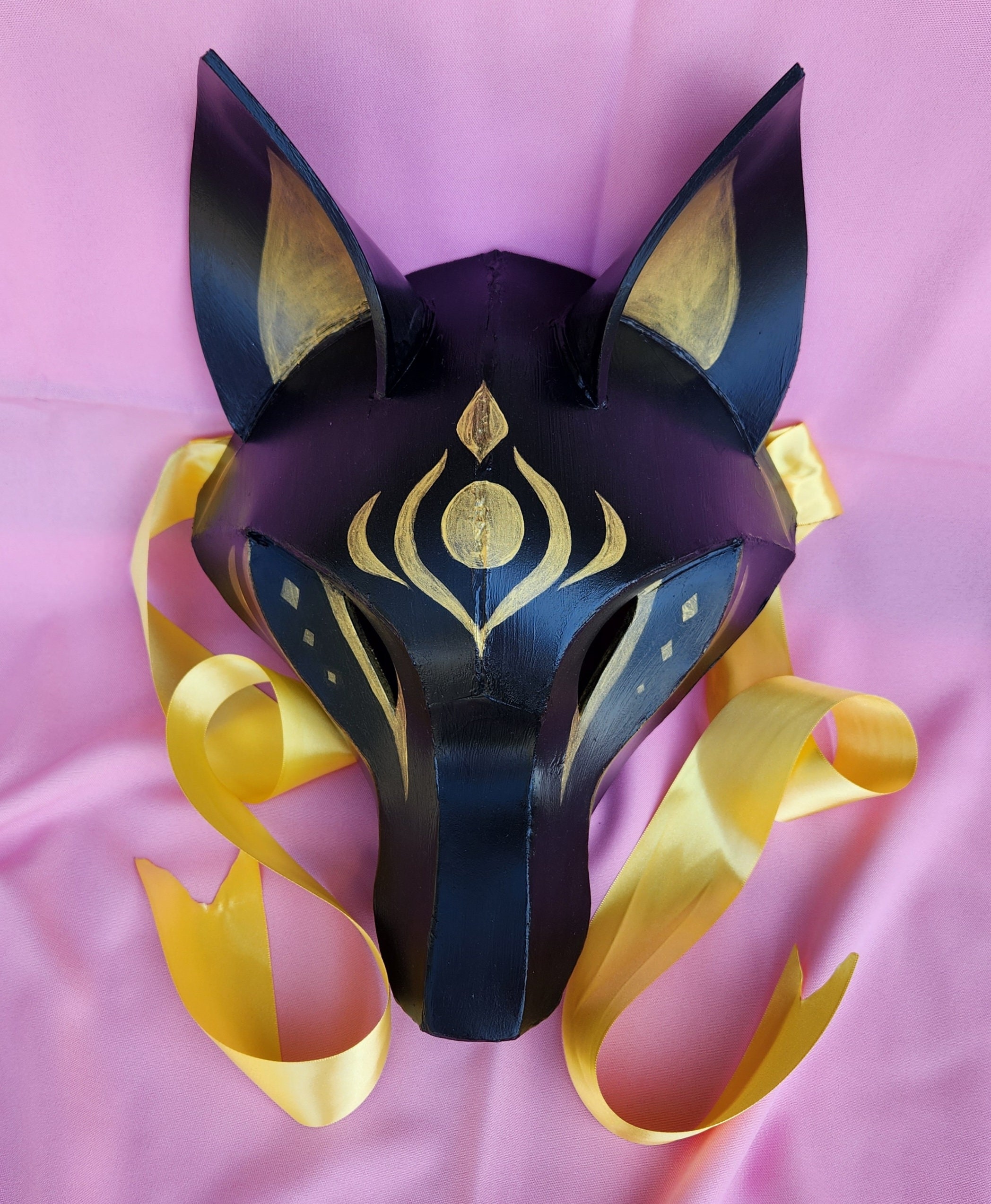 Kitsune Fox Mask Digital Pattern for EVA Foam With Video Tutorial
