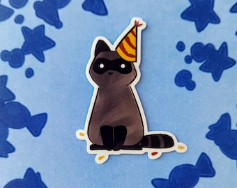 Raccoon Sticker (Party)