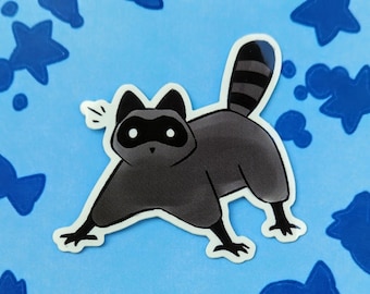 Raccoon Sticker (Alert)