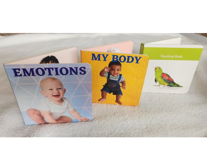Board Books | Baby & Infant Books | Touch and Feel Book| Emotions Book| Playtime | Nursery| Preschool Books