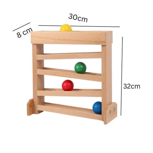 Montessori Ball Tracker| Wooden Toy | Baby & Toddler Toy | Montessori Toy | Waldorf | Playtime