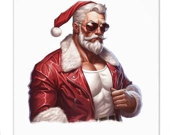 Multi-Design Greeting Cards (5-Pack) Hot Santa!