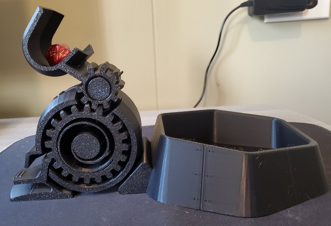 D&D Dice Tower 3d Printed DND Dice Thrower Roleplaying Etsy