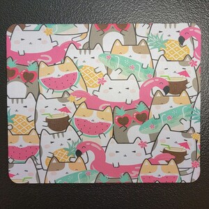 Cat Crowd Mouse Pad, Cat Mousepad, Gaming Mouse Pad, Work Mousepad, Desk Accessory, Cute Cats, Cat Lovers, Cute Desk Accessories