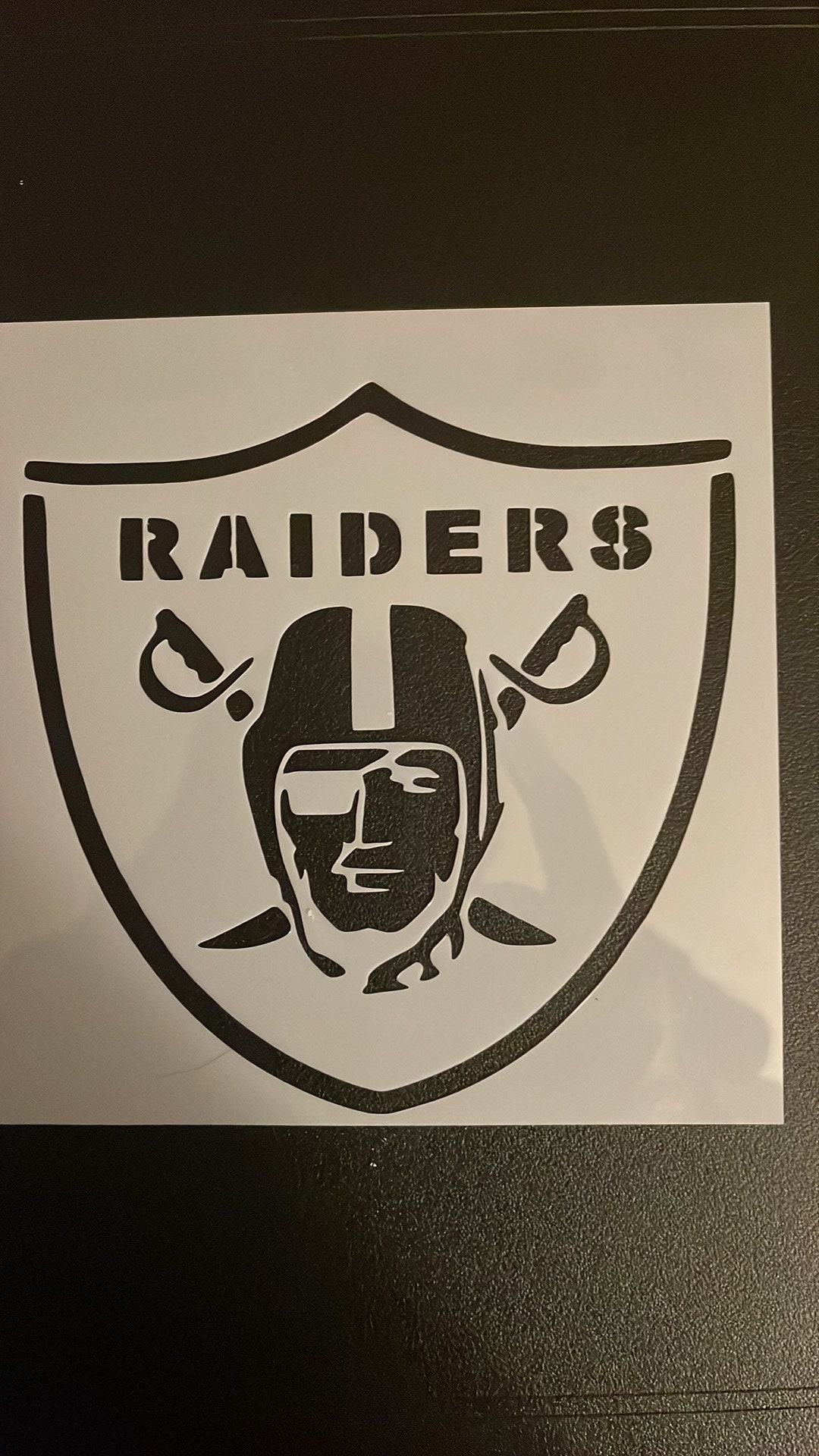 Raiders Stencil Etsy Raiders Stencil Etsy