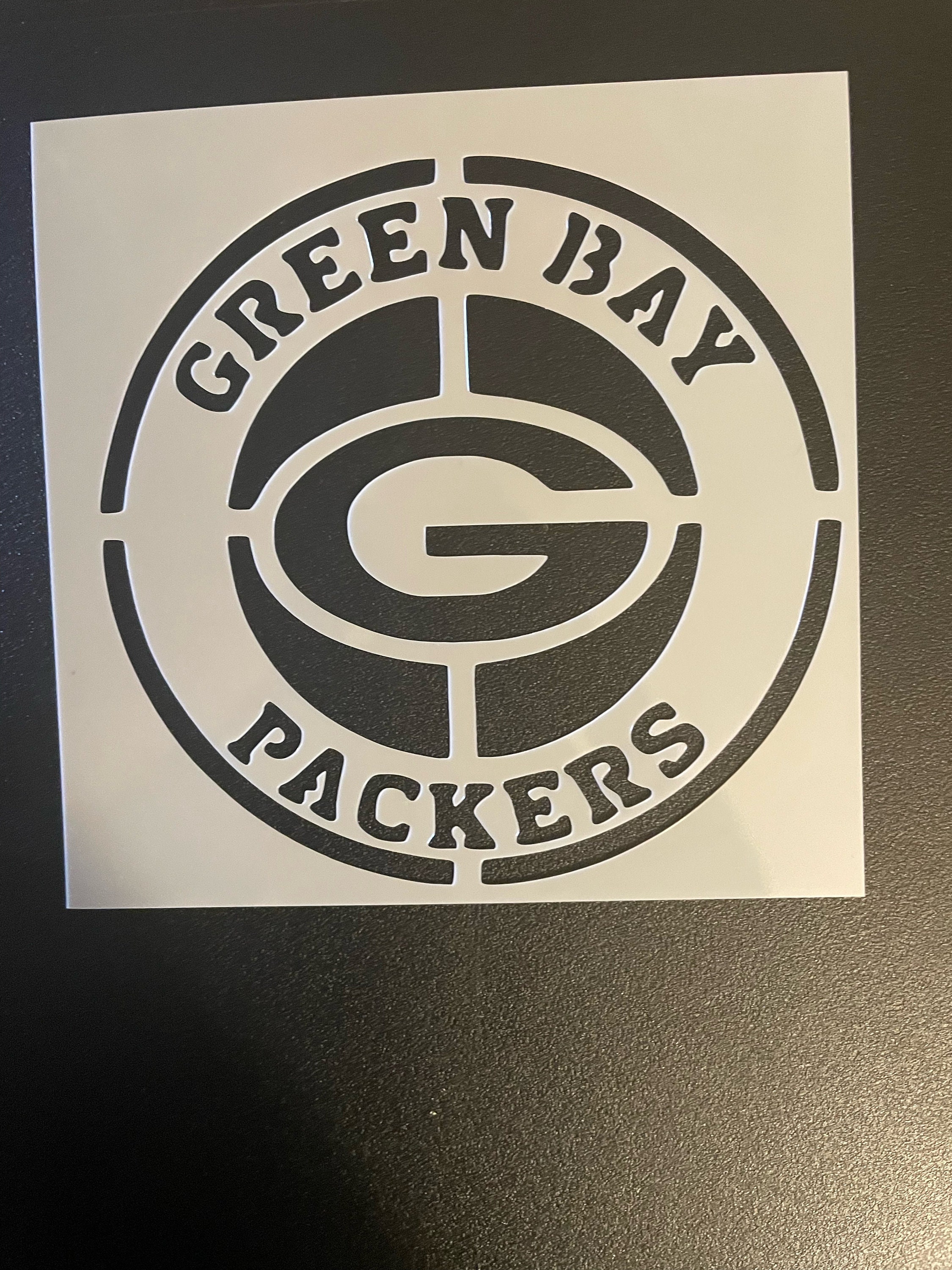 Green Bay Packers Logo Stencil 27" Green Bay Packers NFL X FIT Pattern