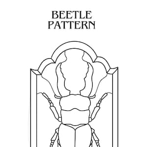 Beetle Stained Glass Pattern Download