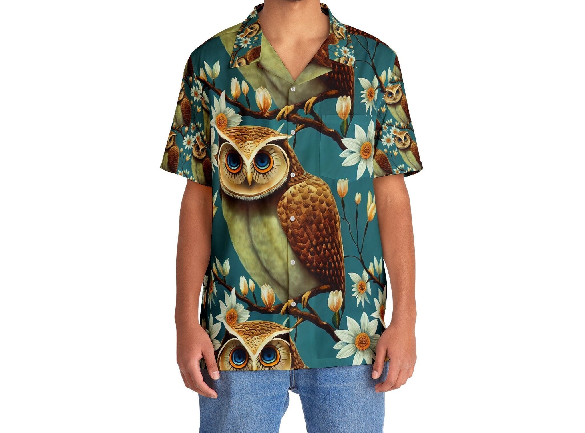 Colorado Avalanche Dark Blue and Red Hawaiian Shirt - Owl Fashion Shop