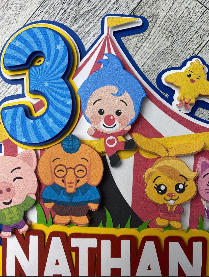 Plim Plim Cake Topper Birthday - Etsy