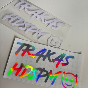TRAKAS HDSPM Car Decals , Window Stickers