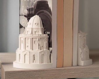 Oxford University Library Radcliffe Camera Bookend / Concrete Heavy Bookholder