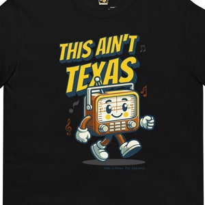 This Ain't Texas イエロー ユニセックス T シャツ / ビヨンセ シャツ / カウボーイ カーター / カウボーイ カーター シャツ / カントリー イズ ブラック / カウガール シャツ / カウボーイ シャツ