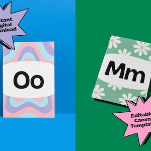 Retro Classroom Decor Bundle - Alphabet Posters & Bulletin Board Kit ...