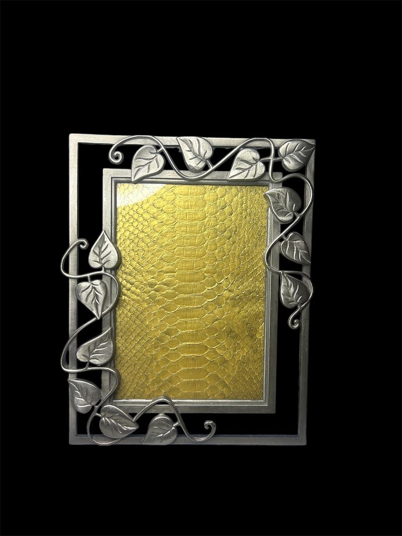 ramka ze skóry pytona zdjęcie 2