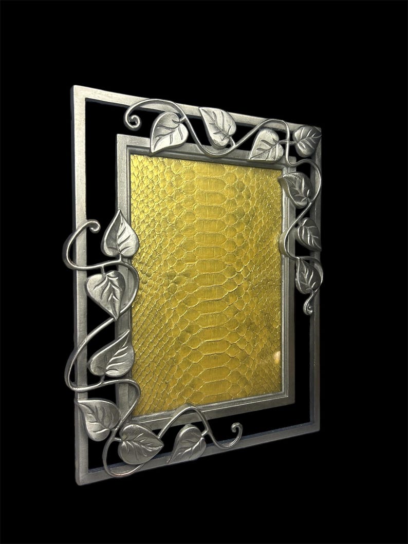 ramka ze skóry pytona zdjęcie 1