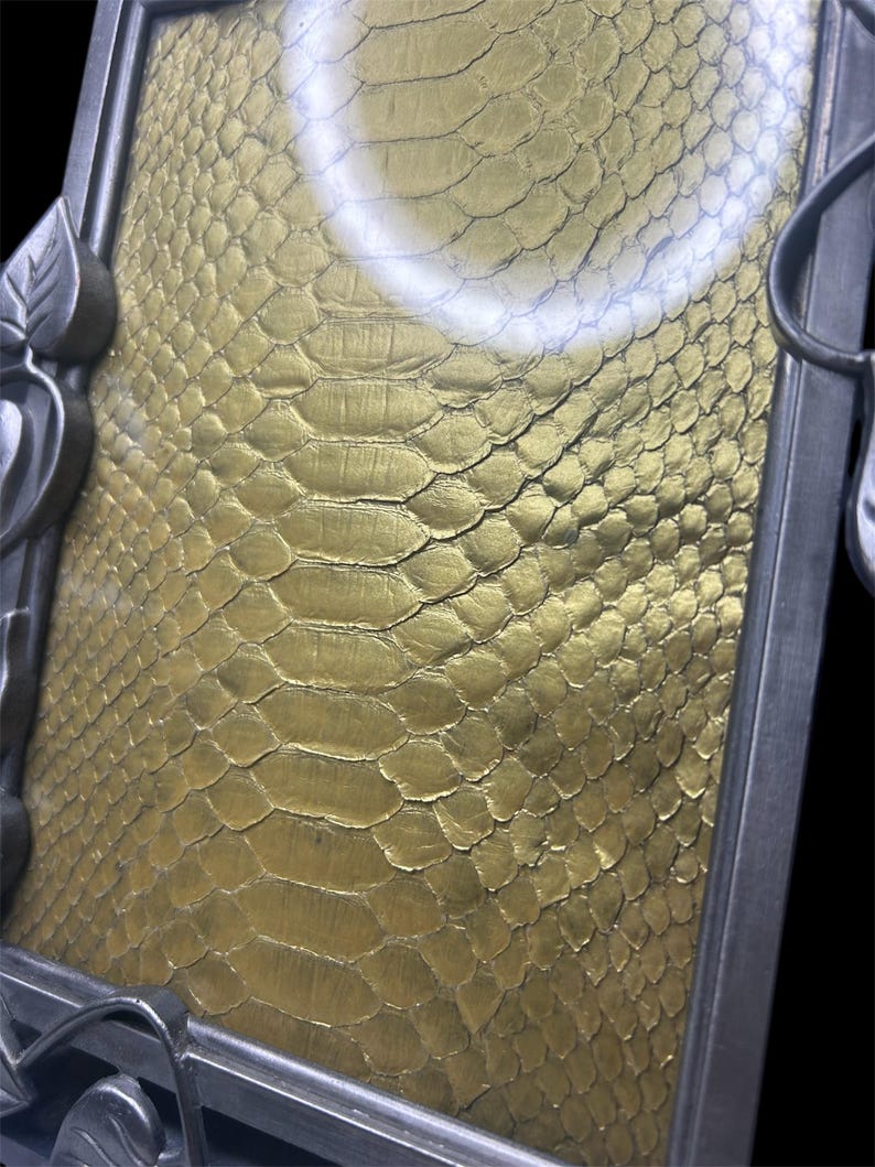 ramka ze skóry pytona zdjęcie 3