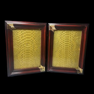 cadre en peau de python