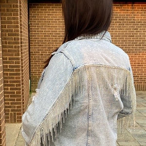 The Dolly Rhinestone Fringe Jacket – Sparkles and Stags