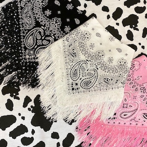 Sequin Fringe Bandana